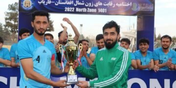فاریاب فوتبال جماعه‌‌سی شمالی ولایتلر بیله‌شوویده بیرینچی مقام نی قازاندی
