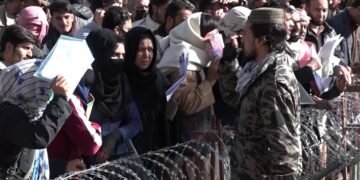 کابل‌ده حضوری پاسپورت ترقه‌تیش جریانی تۉخته‌تیلدی