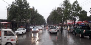 تخار مرکزی تالقان شهریدن پارتلش سیسی اېشیتیلگن