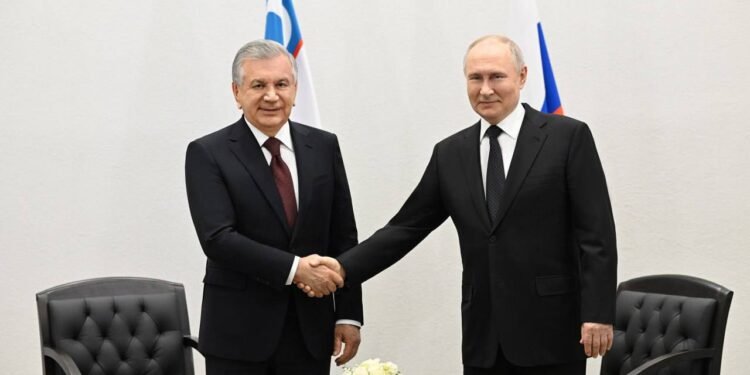 پوتین و میرضیایف قازان شهریده اوچرهشدیلر