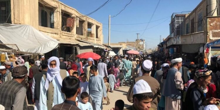 طالبان افغانستان نفوسنی یقین ۳۵ میلیون کیشی اعلان قیلدی