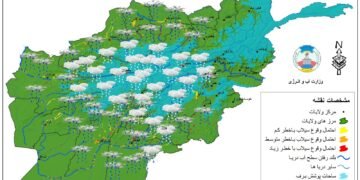 کیله‌سی کونلر ایچیده افغانستان‌ده سوو تاشقینلری و یاغینگرچیلیکلر صادر بۉلیشی کوزه‌تیله‌دی