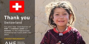 سویس مملکتی افغانستان‌‌گه ۱.۷ میلیون دالر یاردم بېردی