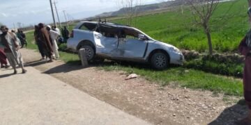 سرپل – شبرغان عمومی قتناو یۉلیده صادر بۉلگن ترافیکی حادثه‌لرده آلتی کیشی اۉلیب و یره‌لندی