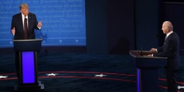 دونالد ترامپ‌ جوبایدن‌نی مناظره‌گه چقیردی