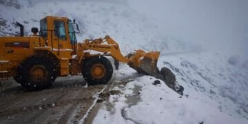 سالنگ‌ده قار قلین‌لیگی اۉچ مترگه ییتیشیب حاضرگه قدر ۲۵ قار کوچیشی صادر بۉلگن