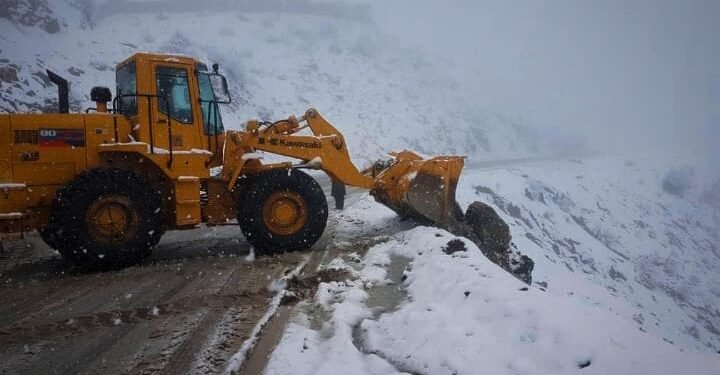 سالنگ‌ده قار قلین‌لیگی اۉچ مترگه ییتیشیب حاضرگه قدر ۲۵ قار کوچیشی صادر بۉلگن
