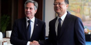 آنتونیو بلینکن رسمی بیر سفر بیلن پکن‌گه بارگن