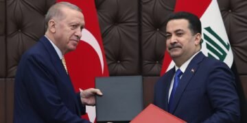 اردوغان‌نی عراققه بۉلگن سفری؛ ۲۶ همکارلیک حجتی امضالنگن