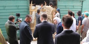 روسیه افغانستان‌گه انسان‌پرورلیک یاردم جونه‌تگن