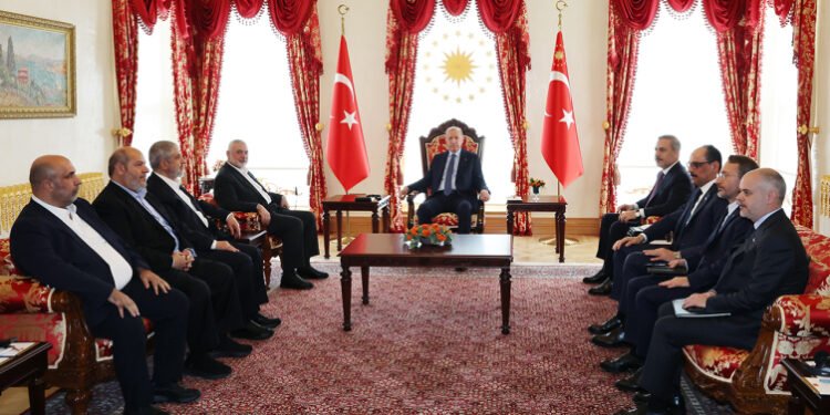 اردوغان اسماعیل هنیه بیلن اۉچرهشدی