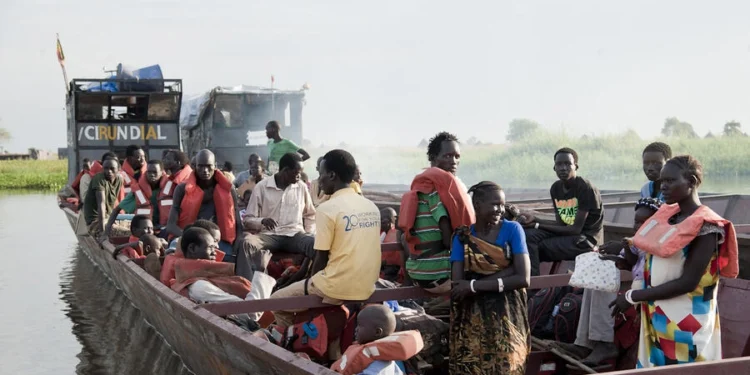مرکزی افریقاده بیر کېمه نینگ غرق بۉلگنی عاقبتیده ۵۸ کیشی اۉلگن
