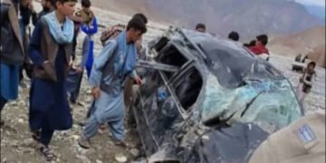 بدخشان ده یوز بیرگن ترافیکی حادثه عاقبتیده بیر عایله نینگ ۴ اعضاسی هلاک بۉلگن