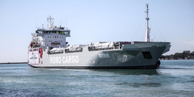 ترکیهنینگ ۳ مینگ و ۷۷۴ تُنلیک یاردمی کېمهسی غزه تامان یۉل آلگن