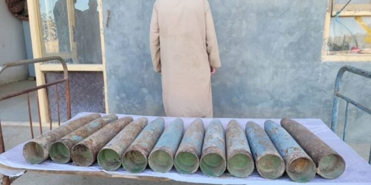 طالبان بلخ ولایتیده دیسی توپنینگ بیرقنچه اۉق باشی تاپیلگنیدن خبر بېردی