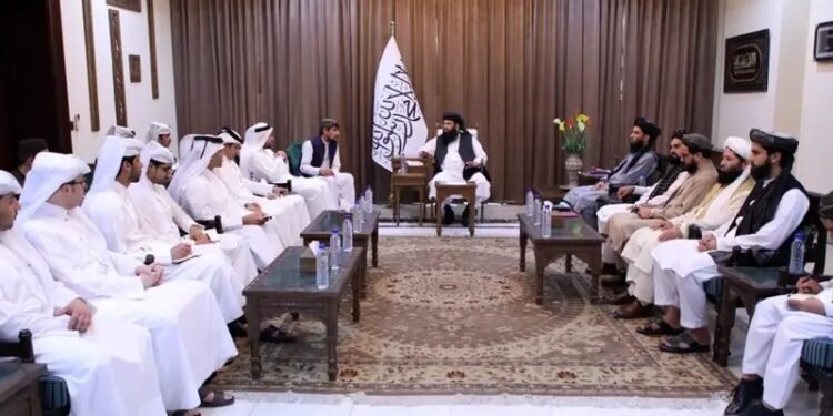 قطرلیک بیر هیات طالبان‌نی ملی یره‌شووگه چقیردی