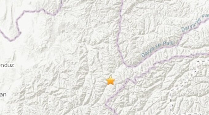بدخشان‌‌ده ۴.۱ درجه بویوکلیگی بۉلگن بیر زلزله یوز بېردی