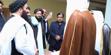 طالبان هیاتی قطر امیری بیلن اوچره‌شگن