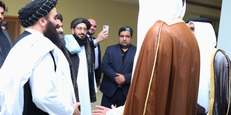 طالبان هیاتی قطر امیری بیلن اوچره‌شگن