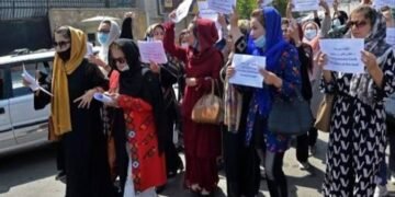 بیرقنچه افغانستان‌لیک عیاللر تامانیدن جنسی آپارتایدگه قرشی جهانی کمپاین باشلنگن