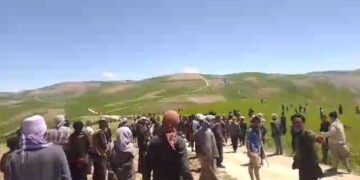 ارگو طالبان و اهالی آره‌سیده توقنه‌شوو؛ محلی منبع‌لر اهالی تلفات‌دن روایت قیله‌دی