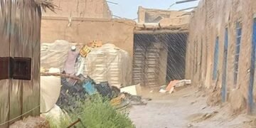 جوزجان، فاریاب و سرپل ولایتلریده یامغیر و سوو تاشقینی یوز بېرگن