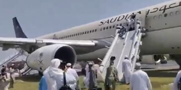 پاکستان‌ده حاجی‌لرنی آلیب کېلگن اوچاق آلاو آلگن