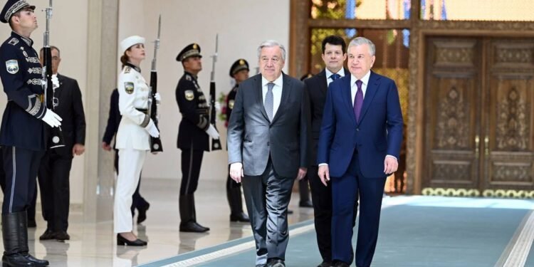 شوکت میرضیایف بیلن آنتونیو گوتریش اوچرهشدی