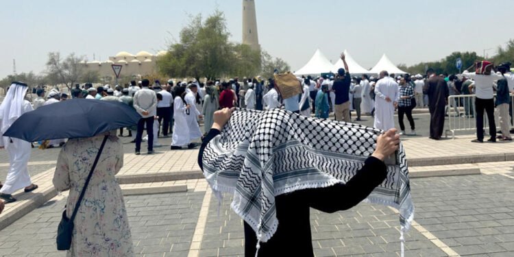 قطرده اسماعیل هنیه نینگ جنازه مراسمی اوتکزیلدی