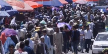 طالبان افغانستان نفوس‌نی ۳۵.۷ میلیون کیشی اعلام قیلدی