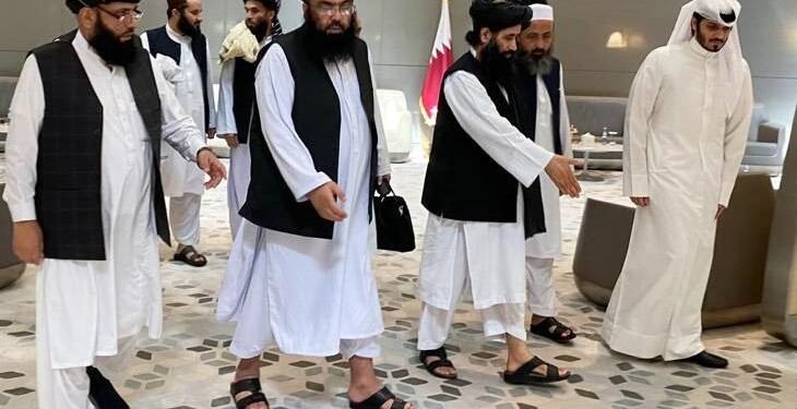 طالبان باش وزیری نینگ سیاسی اۉرین باسری قطرگه سفر قیلگن