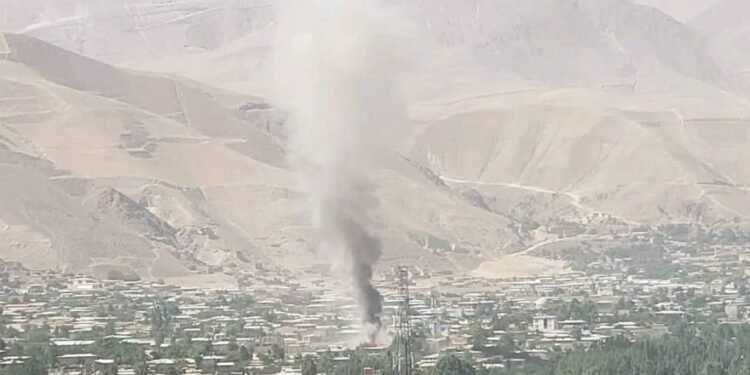 بدخشانده گاز کپسولی پارتلشی جانی قربانلیک آلدی