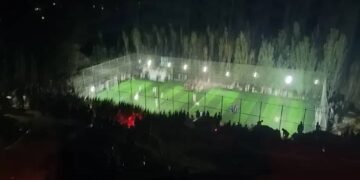 سانچارک‌ده «تورکستان» ناملی بیر  فوتسال میدانی آچیلدی