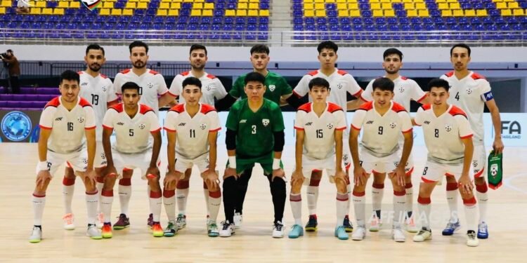 اۉزبېکستان فوتسال جهان جامی؛ افغانستان یاش سپورتچیلری بار بیرینچی جماعه دیر