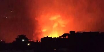 اسراییل نینگ لبنان پایتختی‌گه ینگی هجومی؛ ۱۳ کیشی اۉلیب و یره‌لنگن