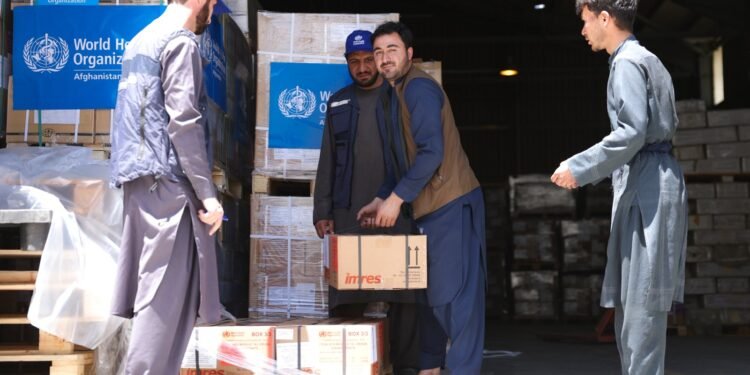 ساغلیقنی سقلش تشکیلاتی: ۱.۴ میلیون دالر ارزشگه ایگه یاردم افغانستانگه یوباریلدی