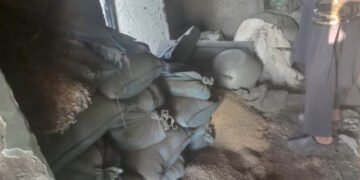 بلخ ولایتیده ۲۰ دن آرتیق راکته اوقی پارتله‌گن