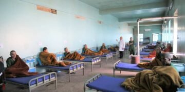 ساغلیقنی سقلش تشکیلاتی افغانستان‌ده معتادلر دوالنیشی اوچون ریجه توزماقده