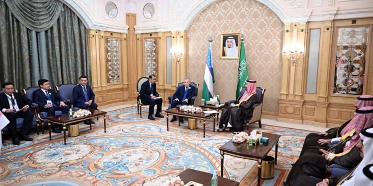 شوکت میرضیایف محمد بن سلمان بیلن اوچره‌شگن