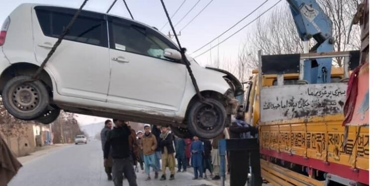 بغلان‌ده یوز بېرگن ترافیکی حادثه‌ده ایکی کیشی اۉلیب و یره‌لنگن