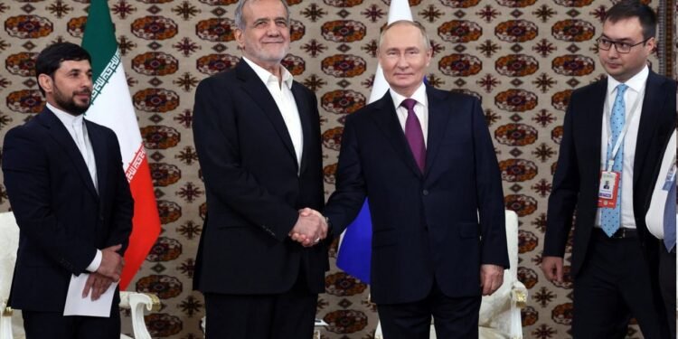 روسیه و ایران جمهور باشلیغلری کیلهسی آی اوچرهشیشی کوتیلهدی