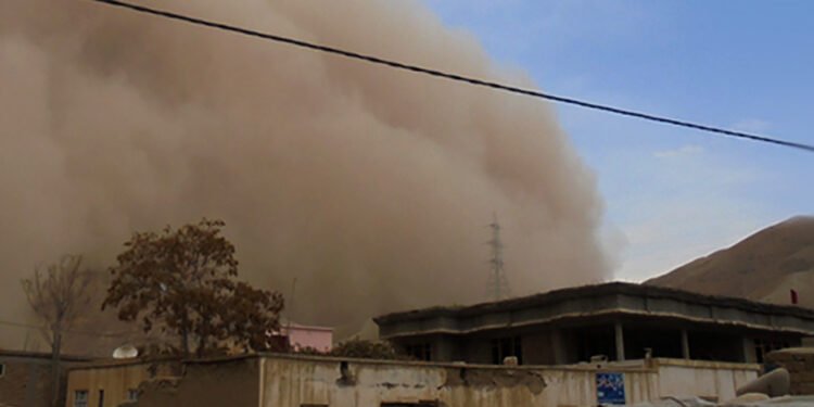 بوگون افغانستان ایریم منطقه‌لری بوران‌لرگه گواه دیر