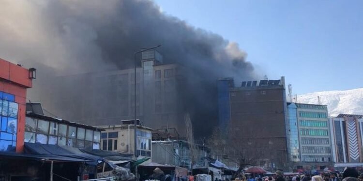 کابل شهریده‎‌گی سوداگرلیک مارکیت‌لردن بیری‌ده یانغین یوز بېرگن