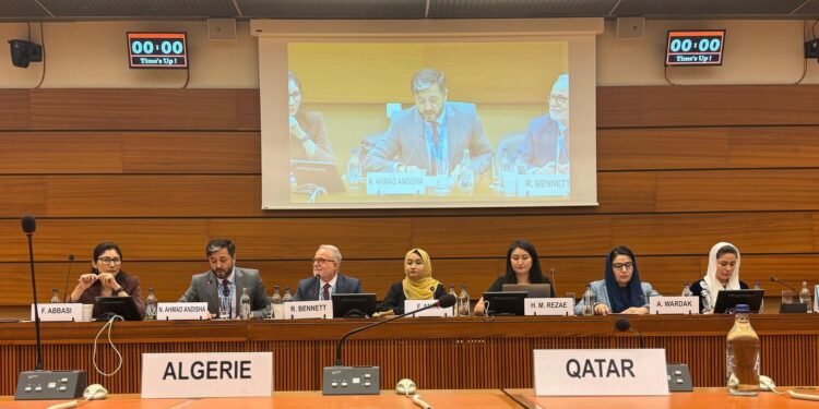 بیرلشکن ملتلر تشکیلاتی انسان حقلری کېنگشی‌ ییغینی‌ده افغانستان احوالی تیکشیریلدی