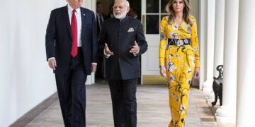 دونالد ترامپ هند‌وستان باش وزیرینی امریکاگه چقیردی