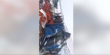 فاریاب‌ده ترافیکی حادثه؛ بیر باله جان بېریب و آته‌سی یره‌لنگنی اَیتیله‌دی