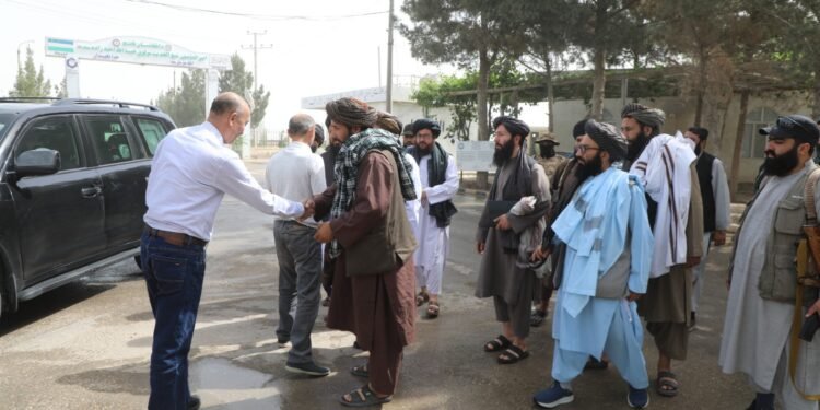 اۉزبېکستانلیک بیر هیات بلخ ولایتیگه کېلدی