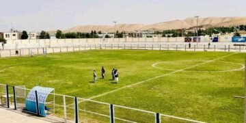 سرپل میزبان‌لیگیده تورکستان ولایتلری فوتبال جماعه‌لری آره‌سیده بیله‌شوو باشلنگن