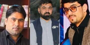 تخارده اوچ ژورنالیست طالبان تامانیدن حبسگه آلیندی