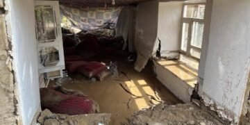 افغانستان ایریم حدودلریده سوو تاشقین‌لری صادر بۉلیب اهالی‌دن قربان‌لیک آلگن